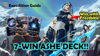 Expedition Guide: 100% Win Rate Ashe Frostbite Deck | Legends of Runeterra