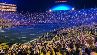 Mr. Brightside Light Show - Michigan vs. Bowling Green | Big House 2023