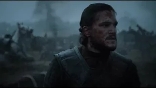 Game of Thrones 6x09 Jon Snow in Battlefield