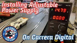 Installing Adjustable Power Supply for Carrera Digital