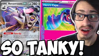 Insane Super Tanky Revaroom ex Deck! 4 Tool Cards At A Time! Temporal Forces PTCGL