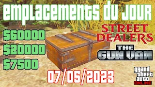 GTA Online - Emplacement des coffres, épave, malles, dealers, caches, Gun Van (07/05/23)