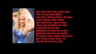 Barbana Dini - Thrret Prizreni mori Shkoder ( Lyrics Video ) + HD me tekst