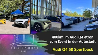 Roadtrip mit dem Audi Q4 etron 50 - Event Elektrisierend in die Autostadt Wolfsburg / Generation - E