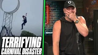 Pat McAfee Reacts To INSANE Video Of Carnival Disaster