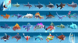 Hungry Shark Evolution - All 27 Sharks Unlocked Unlimited Money & Gems  Hack Mode (android,ios) FHD
