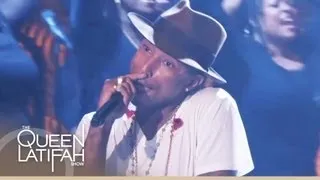 Pharrell Williams Performs "Happy" on The Queen Latifah Show