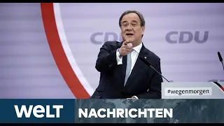 CDU WÄHLT KNALLHART DIE MITTE: Armin Laschet mit starkem Ergebnis zum CDU-Vorsitzenden gekürt