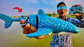 RC Fastest Big Hammer Head Whale Shark Unboxing & Testing - Chatpat toy tv