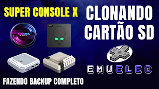 Como Fazer Backup Completo ou Cópia do Cartão Micro SD do Super Console X e Game Stick