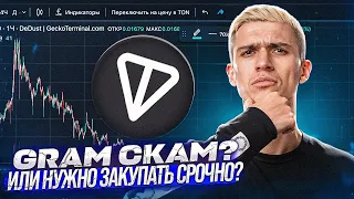 GRAM - Важный Прогноз перед РОСТОМ | Анализ Gram на Блокчейне Ton | Купить Грам