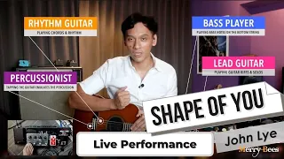 Ed Sheeran's Shape of You (Live Looping version) by John Lye (Singapore's Live Looping Guitarist)