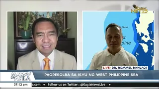 Interview w/ Dr. Rommel Banlaoi, political scientist & security analyst on West Philippine Sea issue