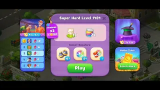 Gardenscapes Level 1404 Walkthrough "No Boosters Used"
