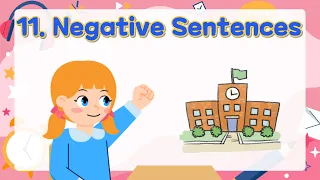 11. Negative Sentences | Basic English Grammar for Kids | Grammar Tips