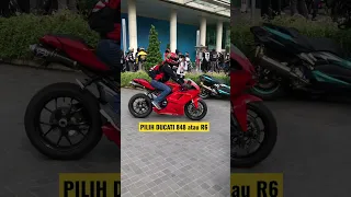 DUCATI 848 VS YAMAHA R6