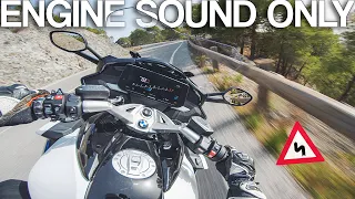 RAGING six-cylinder! BMW K 1600 GT sound [RAW Onboard]