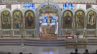 Orthros/Divine Liturgy Sunday, September 26th in Saint John the Baptist Greek Orthodox Church