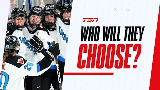 Who will Toronto choose to play in the first round of the PWHL playoffs?