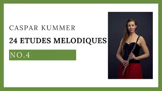 Caspar Kummer, 24 Etudes Mélodiques, Op. 110, No. 4