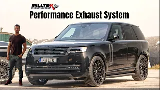 Range Rover P530 4.4 liter Twin Turbo with Milltek Sport Performance Exhaust System Sound