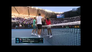 Thanasi Kokkinakis and Nick Kyrgios beat the Number 1 Seeds in Doubles!