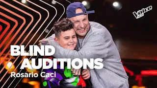 Rosario CONQUISTA Clementino con il suo timbro neomelodico | The Voice Kids Italy | Blind Auditions