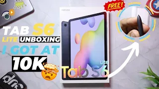 How I Got Tab S6 Lite At 10k 😮 Tab S6 Lite Unboxing 🔥