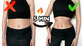 PERFECT WAIST IN 5 MINUTES!🔥 How to Lose Weight in the Stomach