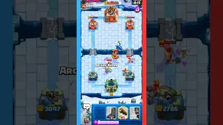 Golem player spamming at the bridge #clashroyale #shorts