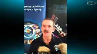 Raw video: Astronaut Chris Hadfield on life in space & return to Earth