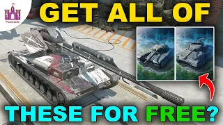 These 3 SPECIAL tanks are completely FREE! - WoT Blitz