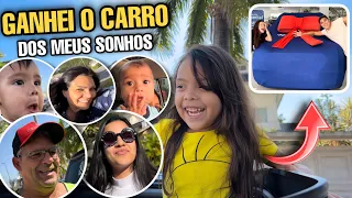 GANHEI UM CARRO DE VERDADE DOS MEUS PAIS COM 5 ANOS * Olha a reação da família Sobrinho *