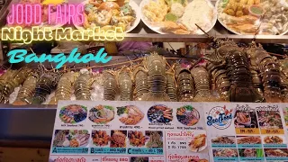All You can eat at Jodd Fair's night Market | Bangkok Best Food, Thailand Food Market Giant Lobster😱