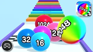 Ball Run 2048 - Gameplay Walkthrough Part 1 - Basic Game To Play (iOS, Android) #shorts