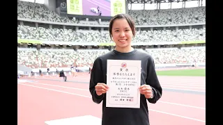 【東京ライジングスター陸上2023】女子1500m 大木 優奈選手　優勝コメント