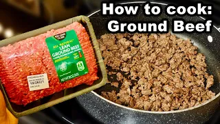 How To Cook Ground Beef | on the stove