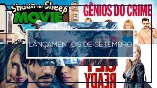 TOP 5: Os lançamentos de filmes em setembro | #Cinemaeséries