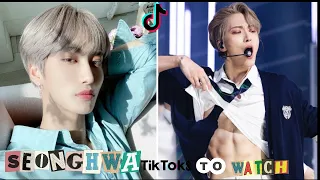 Ateez Seonghwa hot🔥 tiktok edits to watch cause he is insanely charming♡