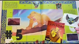 PANINI Раритетный Альбом для наклеек Король Лев (The Lion King) 1994 год. Распаковка 5 пакетиков! #5