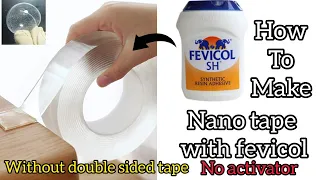 How To Make Nano Tape With Fevicol | How to make nano tape at home | Homemade nano tape #trending
