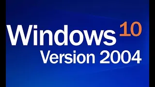 Windows 10 Version 2004 is near end of support you need to upgrade