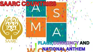 SAARC COUNTRIES flags and currency #viral videos#saarc # national anthem# flags