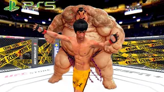 UFC4 Bruce Lee vs. Old Sumo EA Sports UFC 4