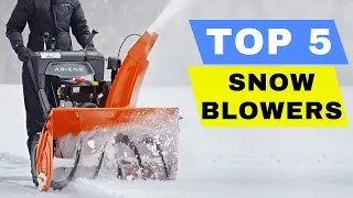 TOP 5 BEST SNOW BLOWER 2024 REVIEW, GAS & ELECTRIC SNOWBLOWER FOR SNOW REMOVAL - BUYING GUIDE/BUDGET