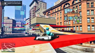 Parkour In The City With The Go-Kart in Gta 5 | Gta 5 Parkour Race |