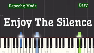 Depeche Mode - Enjoy The Silence Piano Tutorial | Easy