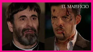 Raúl encuentra la protección del padre Cayetano | El Maleficio 3/4 | Capítulo 27