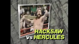Jim Duggan vs Hercules   Wrestling Challenge May 8th, 1988
