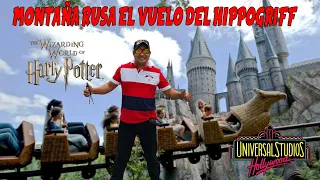 FLIGHT OF THE HIPPOGRIFF MONTAÑA RUSA EN VUELO DEL HIPOGRIFO EN UNIVERSAL STUDIOS HOLLYWOOD 😍❤